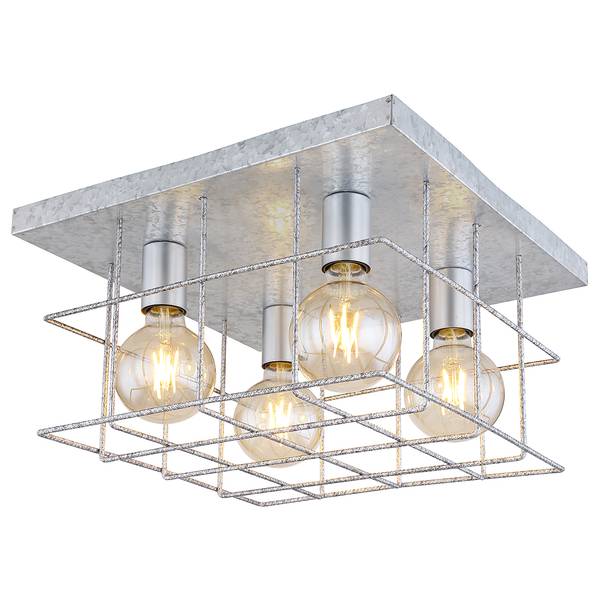 Lampada da soffitto Merril Ferro / Acciaio - 4 punti luce