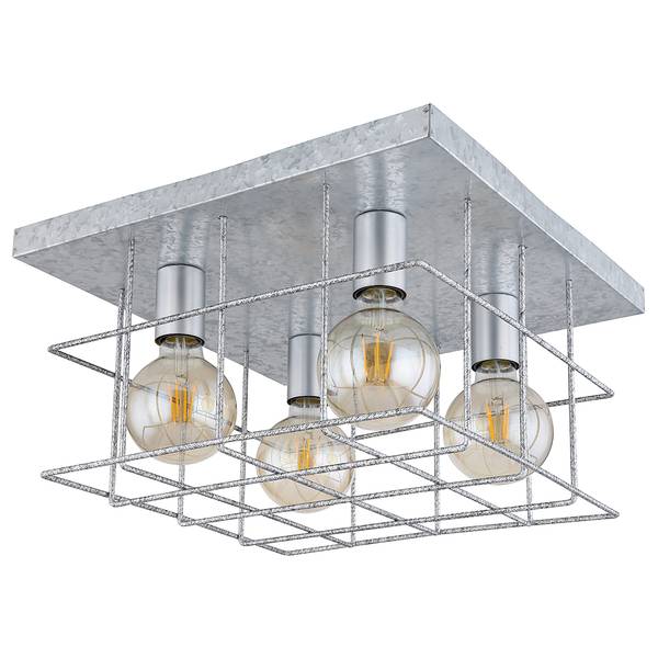 Lampada da soffitto Merril Ferro / Acciaio - 4 punti luce
