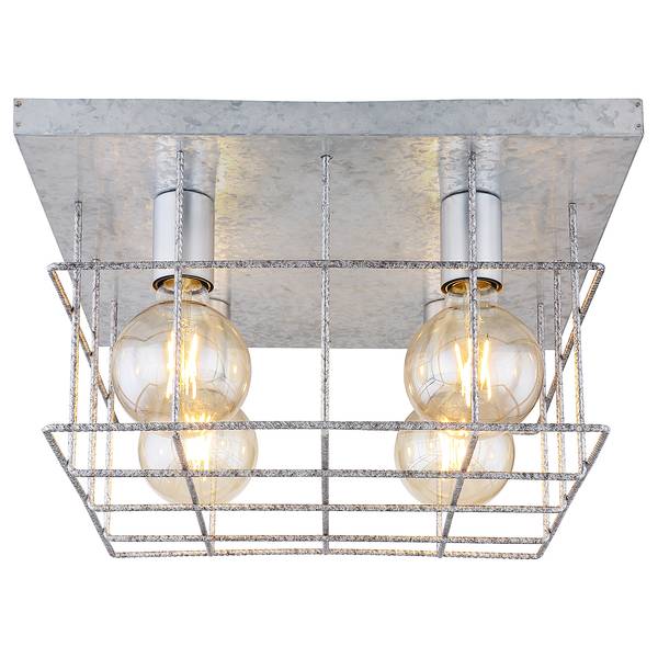 Lampada da soffitto Merril Ferro / Acciaio - 4 punti luce