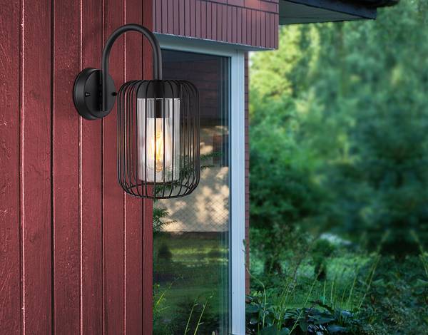 Lampada da parete Nina Vetro acrilico / Acciaio inox - 1 punto luce