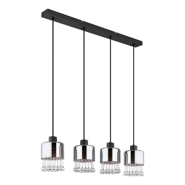 Pendelleuchte Hendry Typ B Farbglas / Eisen - 1-flammig
