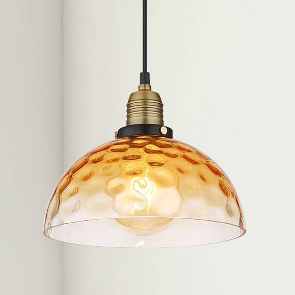 Lampada a sospensione Salvy D Vetro / Ferro - 1 punto luce