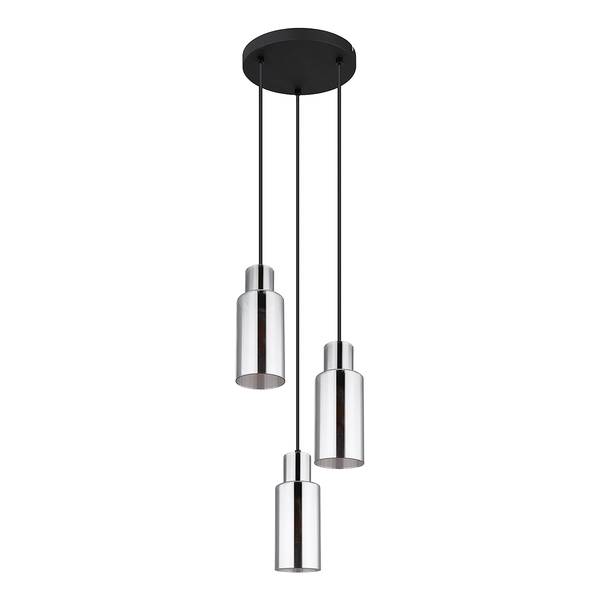 Lampada a sospensione Lidaria Vetro colorato / Ferro - Numero di lampadine necessarie: 3