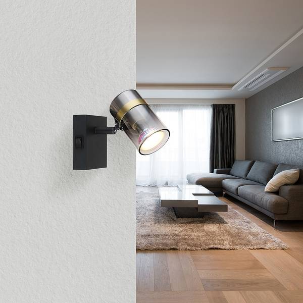 Lampada da parete Trabby A Vetro / Ferro - 1 punto luce