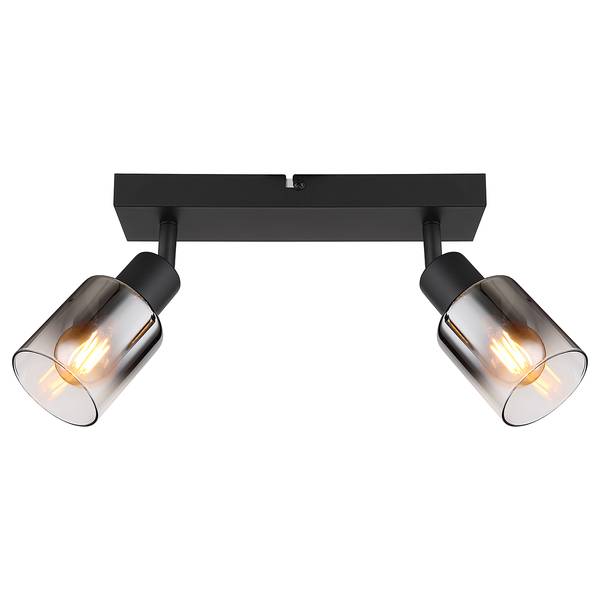 Lampada da soffitto Hubertus Vetro colorato / Ferro - Numero di lampadine necessarie: 2