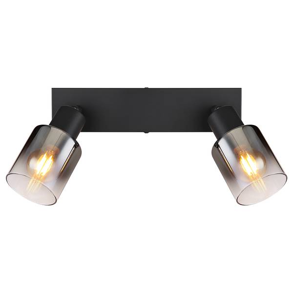 Lampada da soffitto Hubertus Vetro colorato / Ferro - Numero di lampadine necessarie: 2