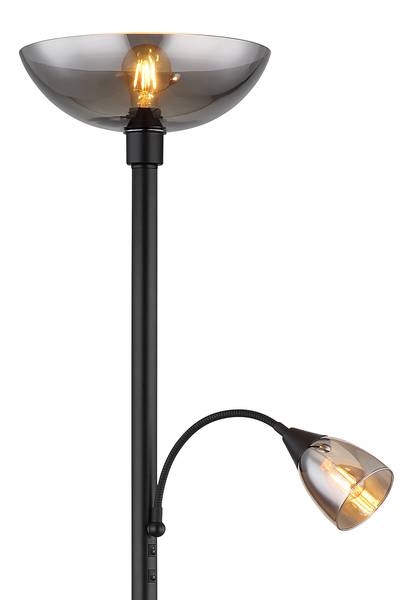 Staande lamp Blade gekleurd glas/ijzer - 2-lichts
