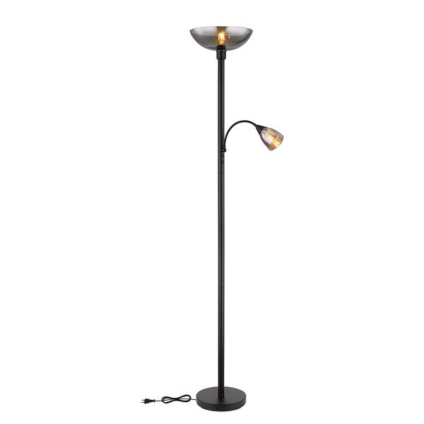 Staande lamp Blade gekleurd glas/ijzer - 2-lichts