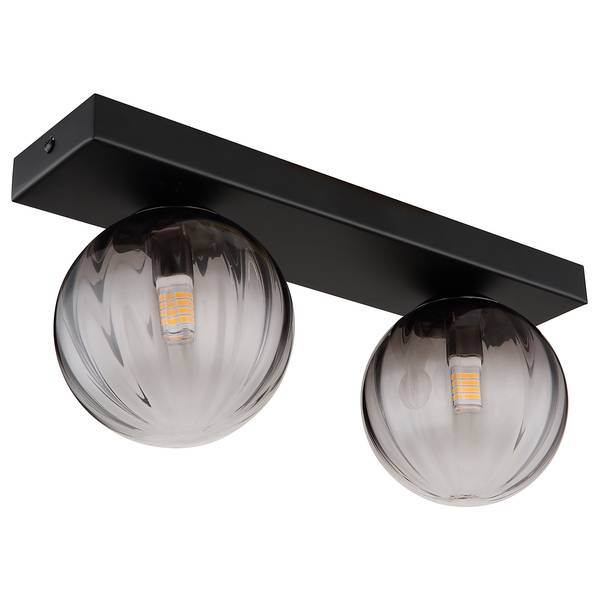 Lampada da parete Dallerta Vetro colorato / Ferro - Numero di lampadine necessarie: 2