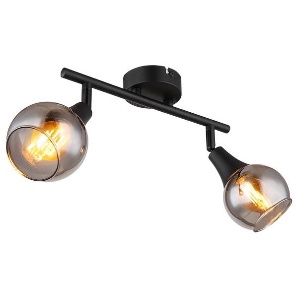 Lampada da soffitto Glyptar Vetro colorato / Ferro - Numero di lampadine necessarie: 2