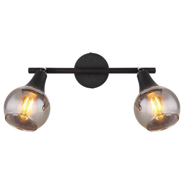 Lampada da soffitto Glyptar Vetro colorato / Ferro - Numero di lampadine necessarie: 2