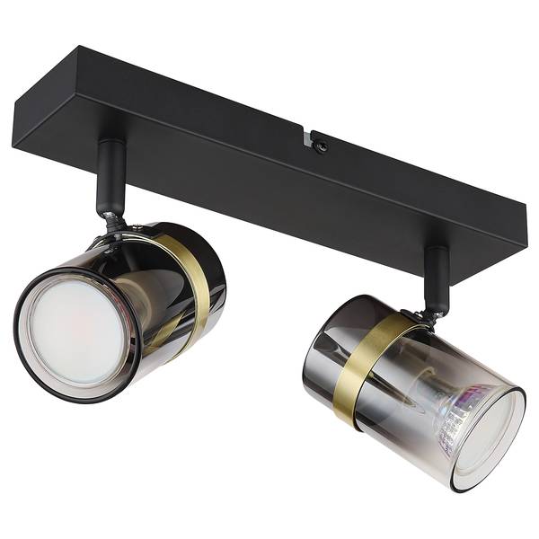 Plafonnier Trabby Verre coloré / Fer - Nb d'ampoules : 2
