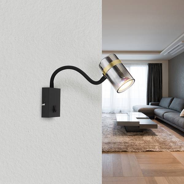 Lampada da parete Trabby B Vetro / Ferro - 1 punto luce