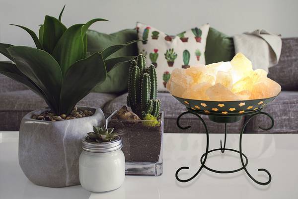 Lampada da tavolo Stone D Grès porcellanato / Ferro - 1 punto luce