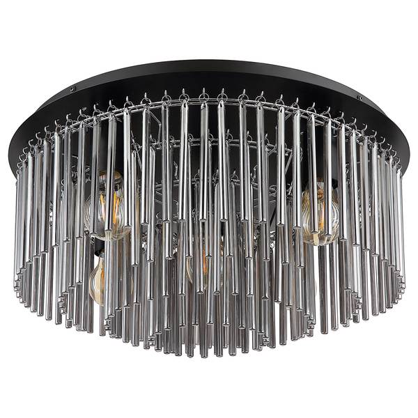 Plafondlamp Gorley type B gekleurd glas/ijzer - 5-lichts