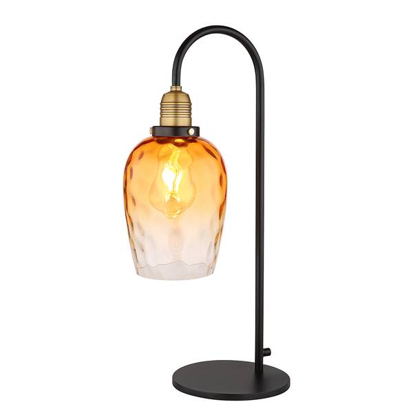 Tafellamp Salvy gekleurd glas/ijzer - 1-lichts