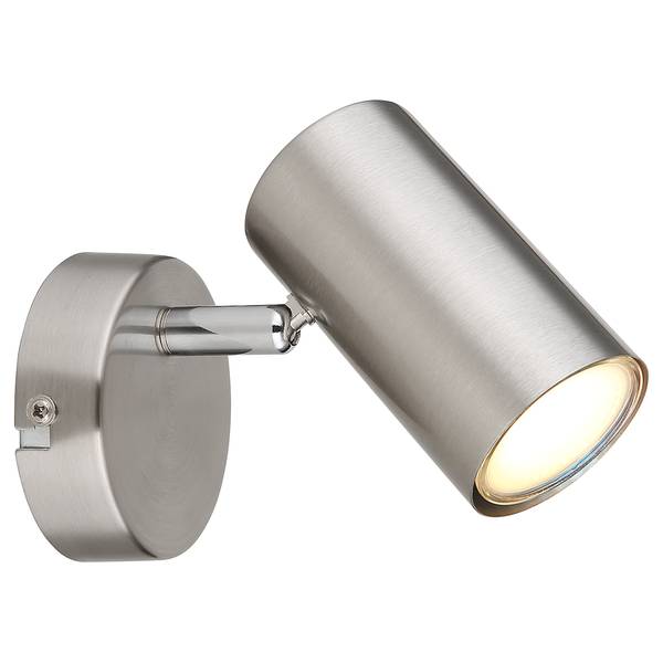 Wandlamp Allvi ijzer - 1-lichts - zilver