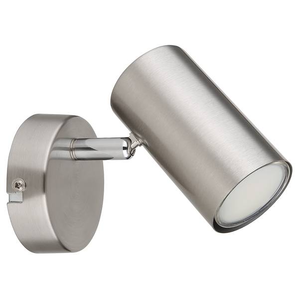 Wandlamp Allvi ijzer - 1-lichts - zilver