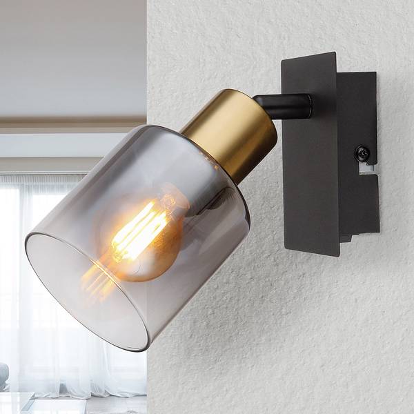 Wandlamp Hollsy gekleurd glas/ijzer - 1-lichts