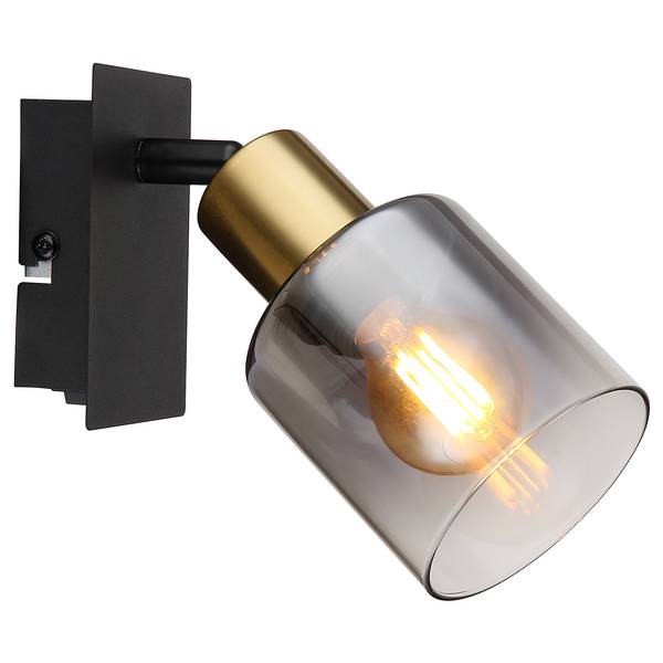 Wandlamp Hollsy gekleurd glas/ijzer - 1-lichts