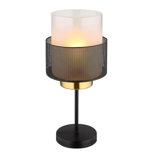 Lampada da tavolo Olga Vetro satinato / Ferro - 1 punti luce