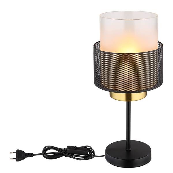 Lampada da tavolo Olga Vetro satinato / Ferro - 1 punti luce