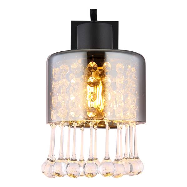 Applique murale Hendry Verre coloré / Fer - 1 ampoule