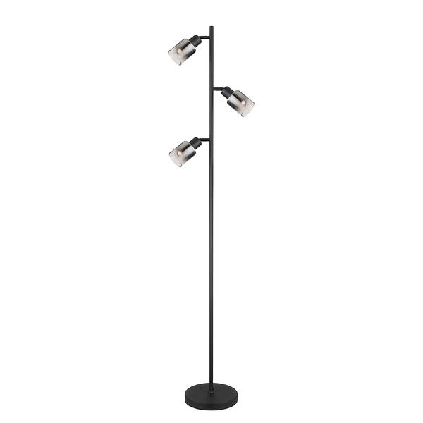 Lampada da terra Hubertus Vetro / Ferro - 3 punto luce