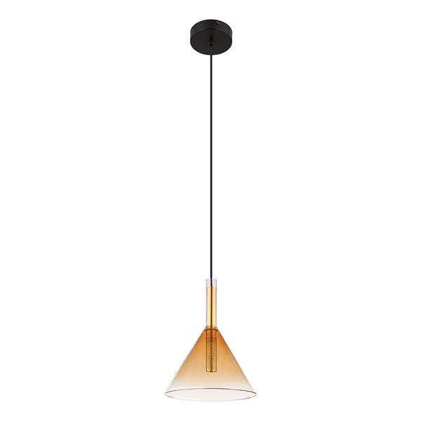 Lampada a sospensione Hendry A Vetro / Ferro - 1 punto luce