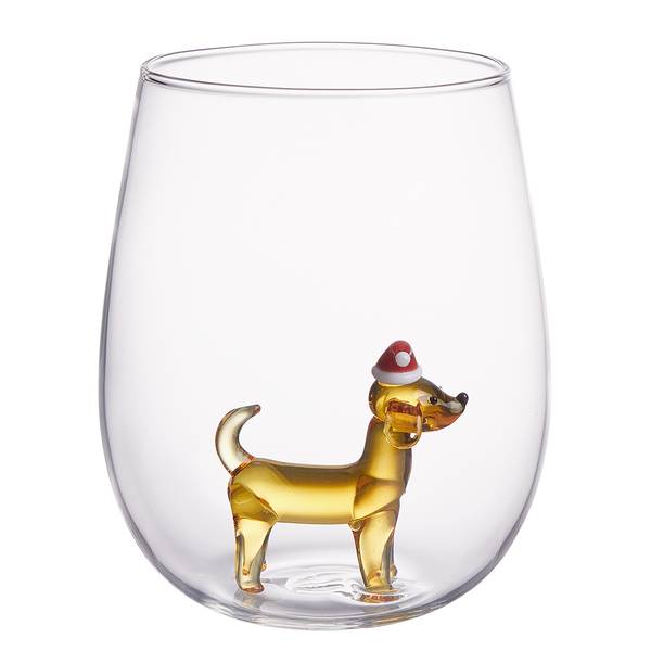 Verre MERRY & JOY teckel Verre - Transparent
