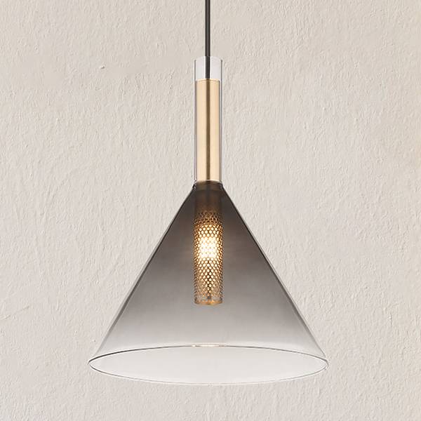 Lampada a sospensione Elisabeth A Vetro / Ferro - 1 punto luce