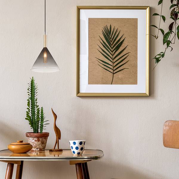 Lampada a sospensione Elisabeth A Vetro / Ferro - 1 punto luce