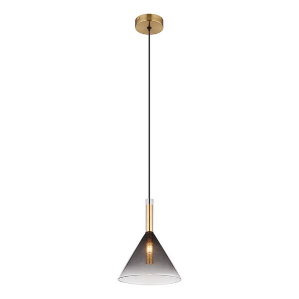 Lampada a sospensione Elisabeth A Vetro / Ferro - 1 punto luce