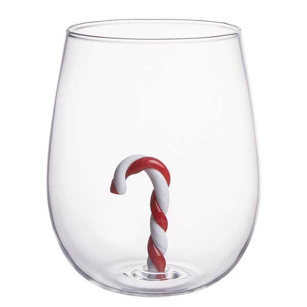 Trinkglas MERRY & JOY Candy Cane kaufen
