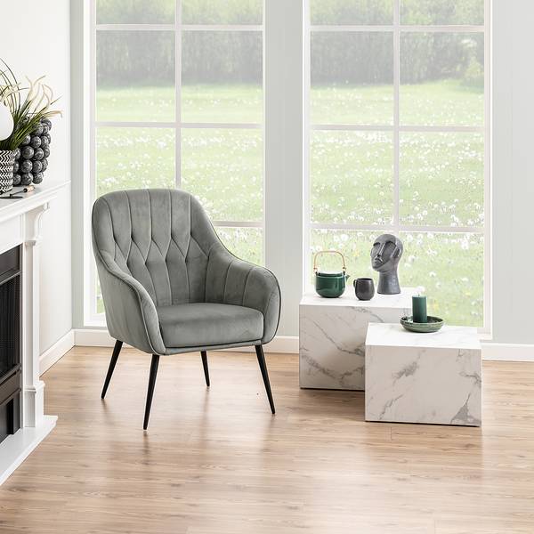 Couchtisch SUKATARI 2er-Set quadratisch Marmor Weiß Dekor