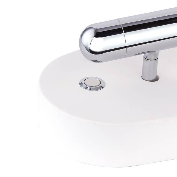 LED-wandlamp Christine transparant glas/gips - 1-lichts