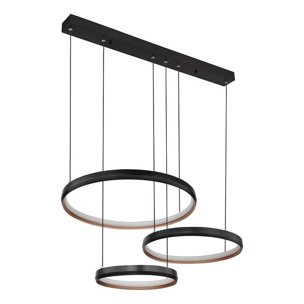 LED-Pendelleuchte Halli Eisen / Acrylglas - 1-flammig