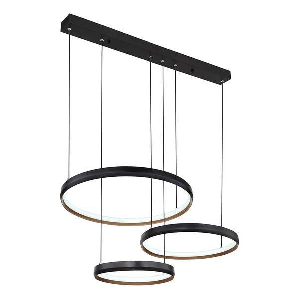 LED-Pendelleuchte Halli Eisen / Acrylglas - 1-flammig