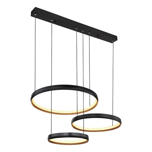 LED-Pendelleuchte Halli Eisen / Acrylglas - 1-flammig
