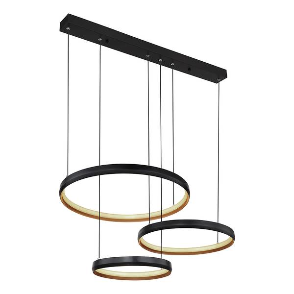 LED-Pendelleuchte Halli Eisen / Acrylglas - 1-flammig