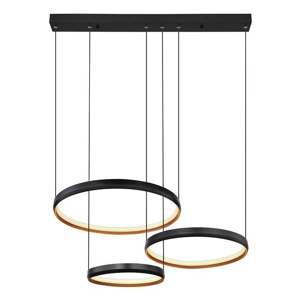 LED-Pendelleuchte Halli Eisen / Acrylglas - 1-flammig
