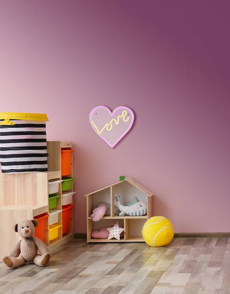 Lampada da parete a LED Love Bianco - Plexiglas - 33 x 1.6 x 35 cm