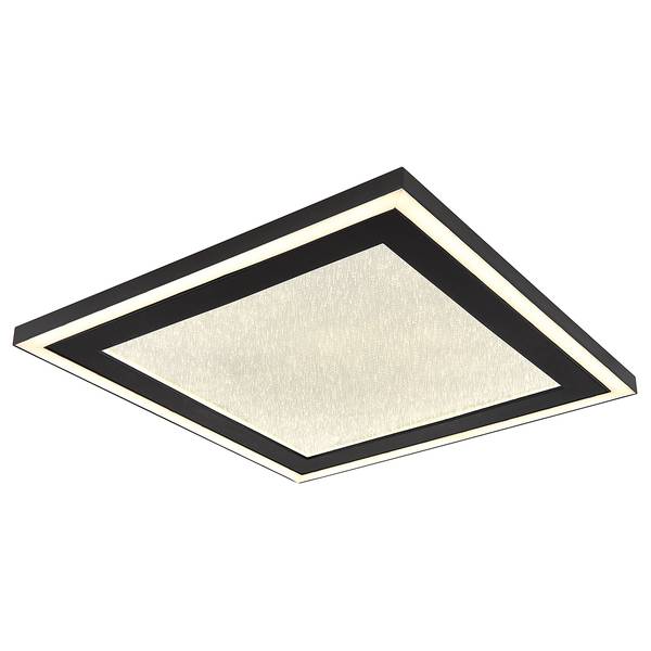LED-plafondlamp Davies ijzer/acrylglas - 1-lichts