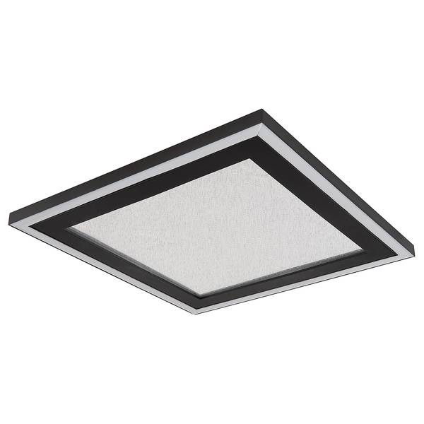 LED-plafondlamp Davies ijzer/acrylglas - 1-lichts