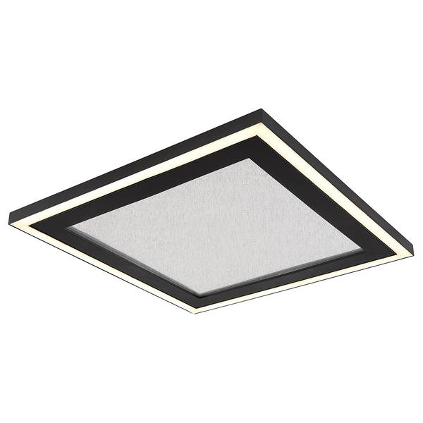 LED-plafondlamp Davies ijzer/acrylglas - 1-lichts