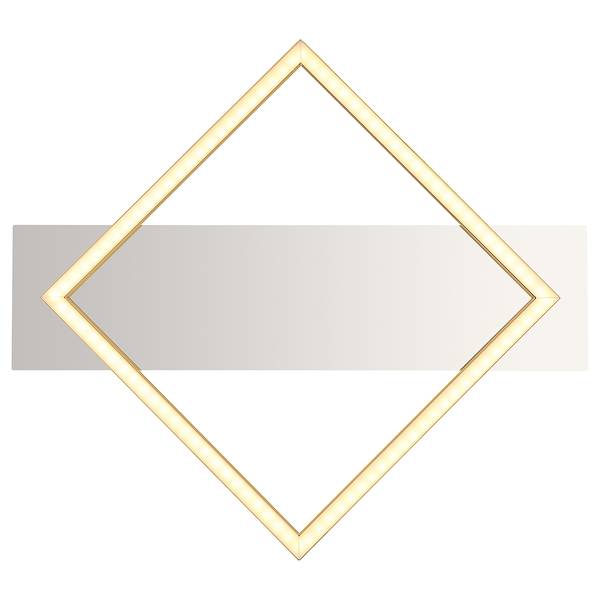 LED-plafondlamp Lesina aluminium/acrylglas - Aantal lichtbronnen: 1