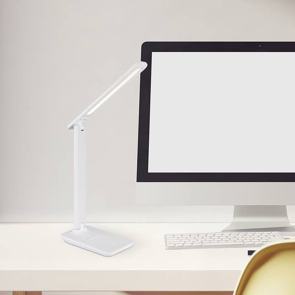 Lampada da tavolo LED Brighton Bianco