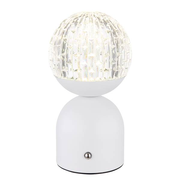 Lampada da tavolo a LED Julsy C Bianco - Ferro - Plexiglas - 11 x 20 x 11 cm