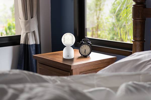 Lampada da tavolo a LED Julsy C Bianco - Ferro - Plexiglas - 11 x 20 x 11 cm