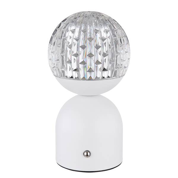 Lampada da tavolo a LED Julsy C Bianco - Ferro - Plexiglas - 11 x 20 x 11 cm